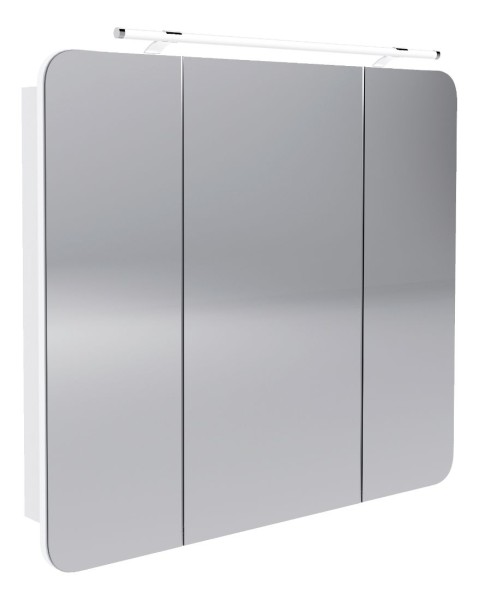 Spiegelschrank "Milano" Weiss 90 cm breit von FACKELMANN